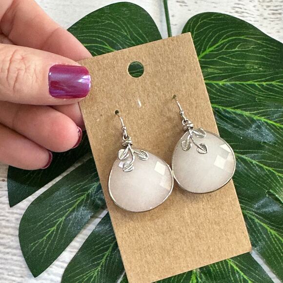 BOGO FREE Vintage quartz earrings, Dangly - Picture 3 of 5